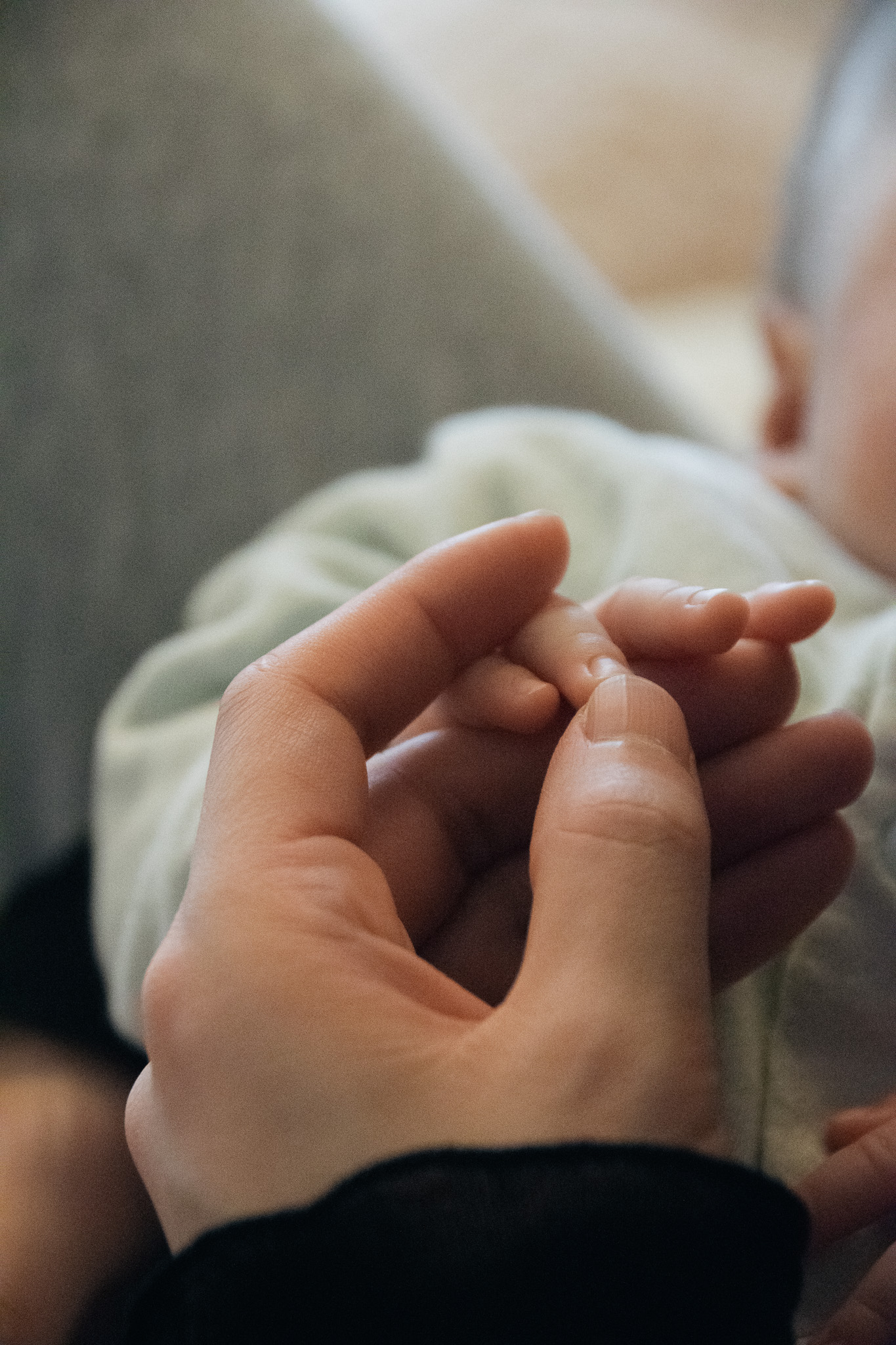 広島のニューボーンーフォト出張撮影